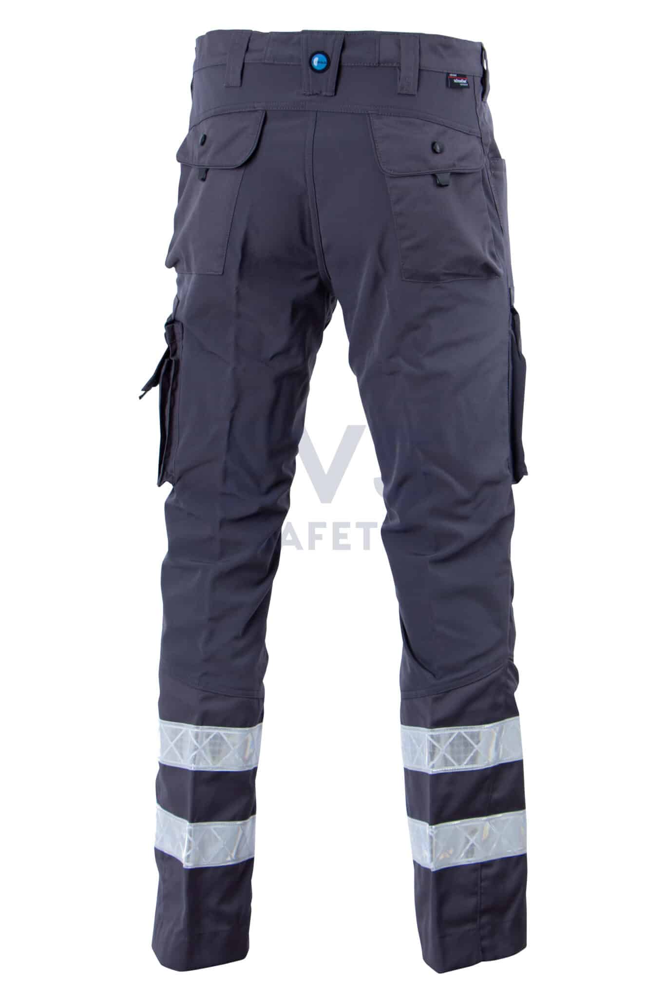 Hüsler Einsatzhose Ready, komplett grau, Membrane im Knie