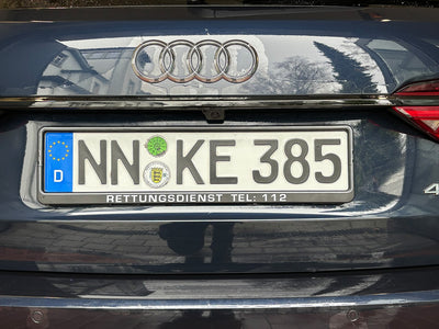 Kennzeichenhalter “RETTUNGSDIENST TEL: 112”