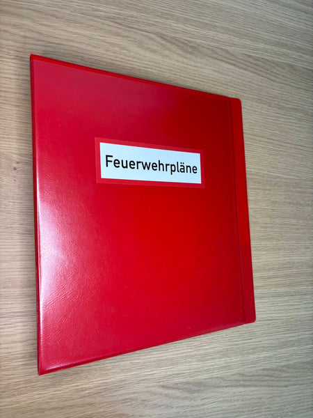 Ordner Feuerwehrpläne & Brandschutzpläne A4 (Ringbuch) - Ansicht 2