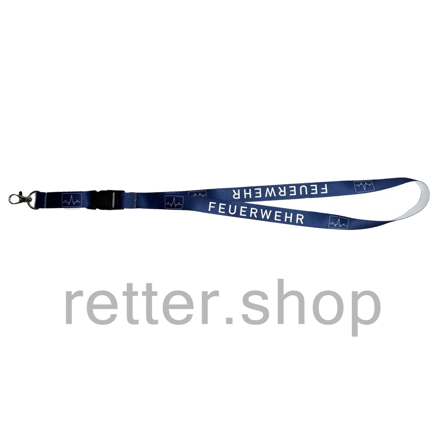 Schlüsselband FEUERWEHR, Lanyard mit abnehmbarem Schlüsselteil