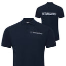 Premium Polo-Shirt Rettungsdienst navy, Relex-Flock - waschbar bis 60°C