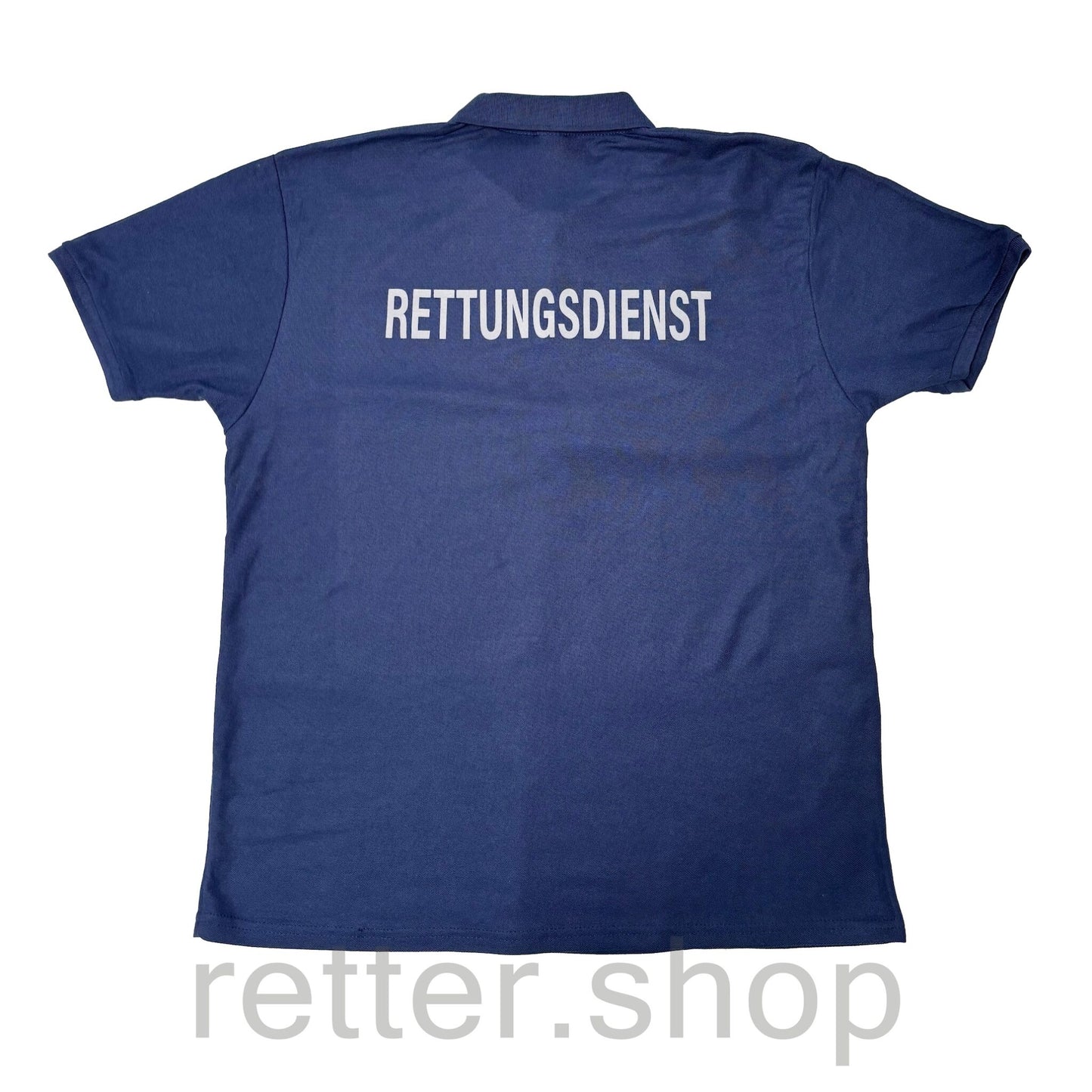 Polo-Shirt Rettungsdienst blau