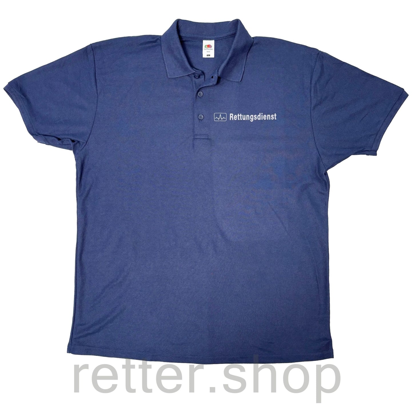 Polo-Shirt Rettungsdienst blau