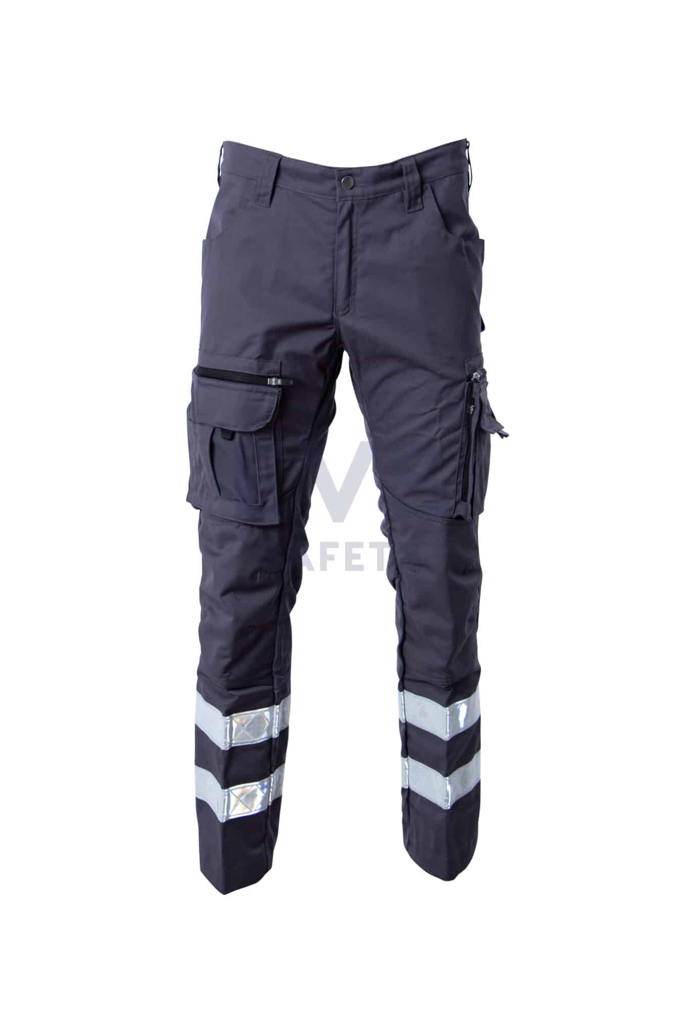 Hüsler Einsatzhose Ready, komplett grau, Membrane im Knie