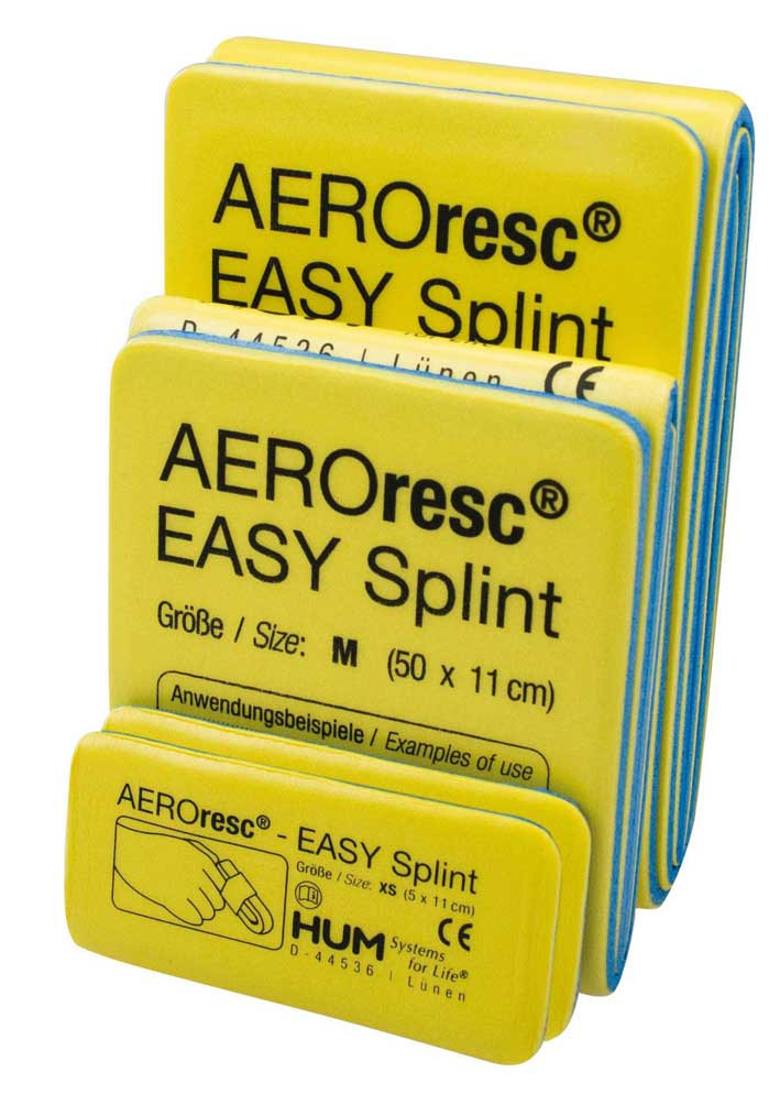 AEROresc Aluminium Schienen Set gelb/blau bestehend aus: