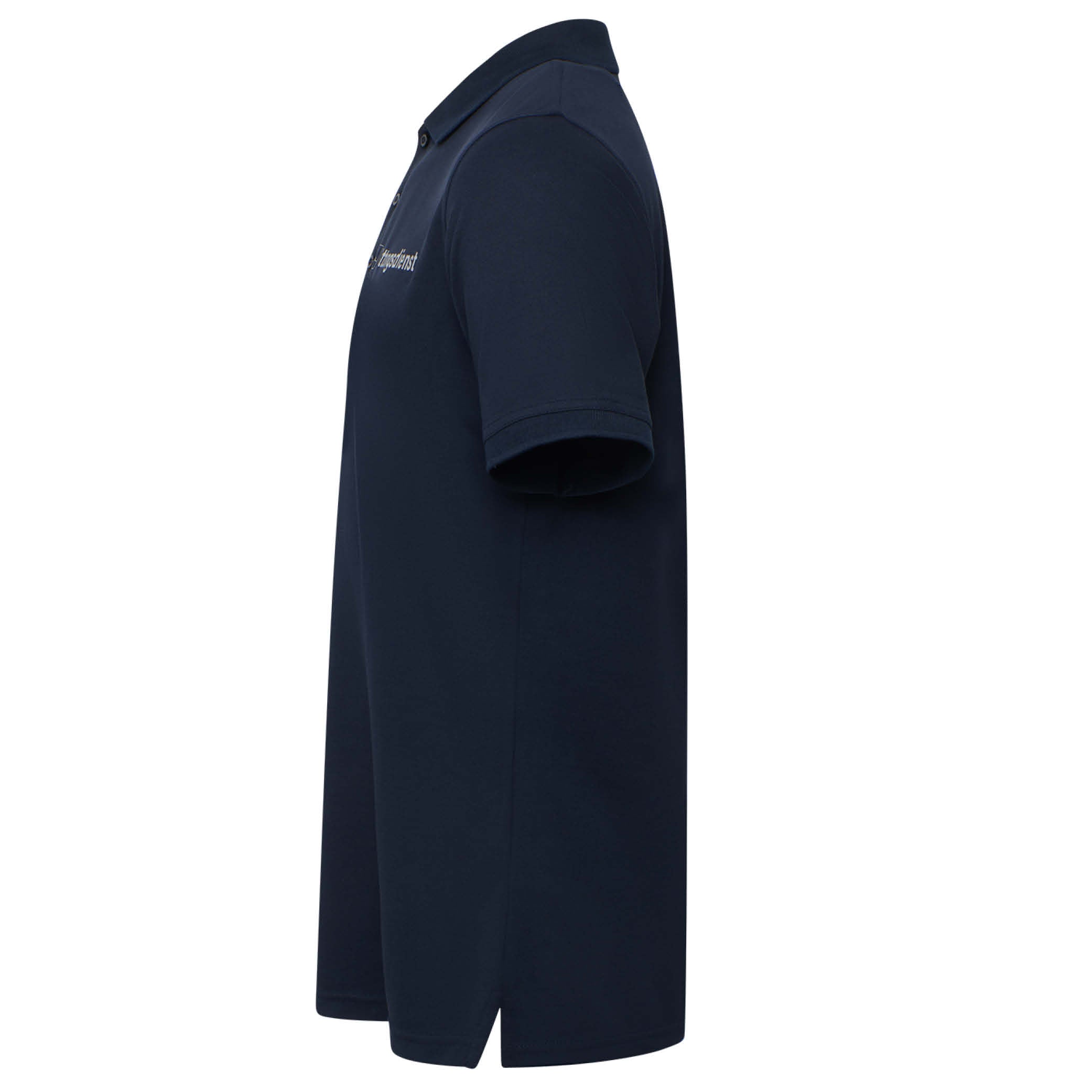 Premium Polo-Shirt Rettungsdienst navy, Reflex-Flock - waschbar bis 60°C