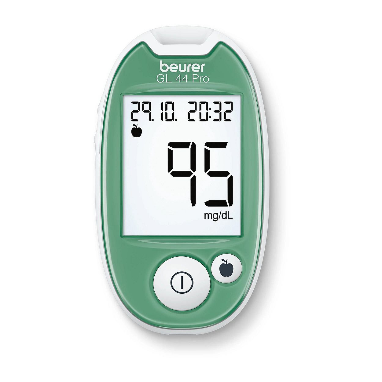 Blutzucker Meßsystem "Beurer GL44 mg/dL" grün Professional, 5 Stk/Pck, 20 Stk/Krt