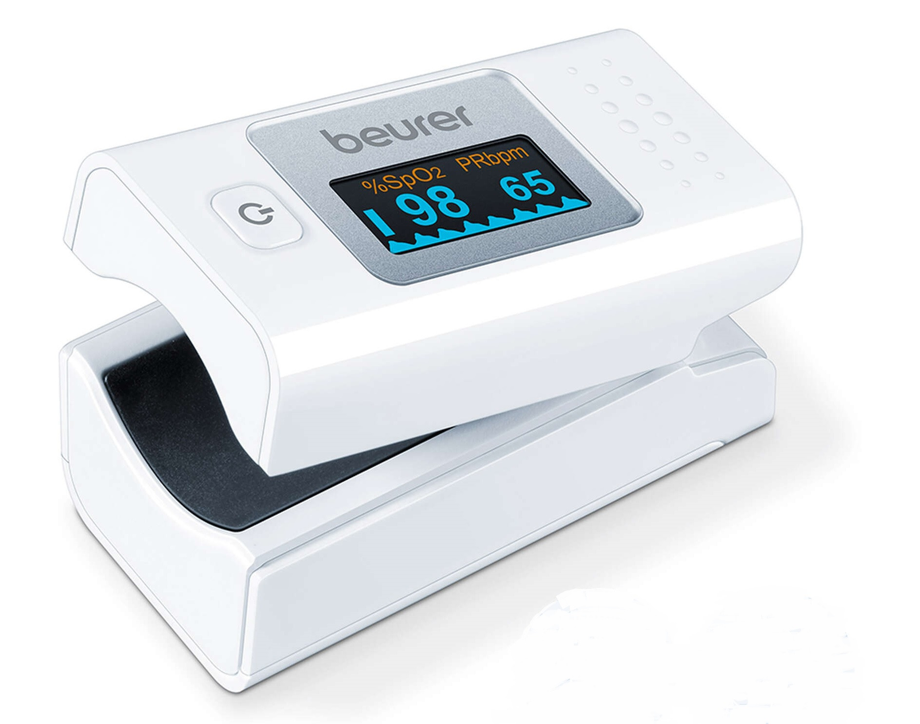 Finger-Pulsoximeter PO 35 inkl. Halteband und Gürteltasche,