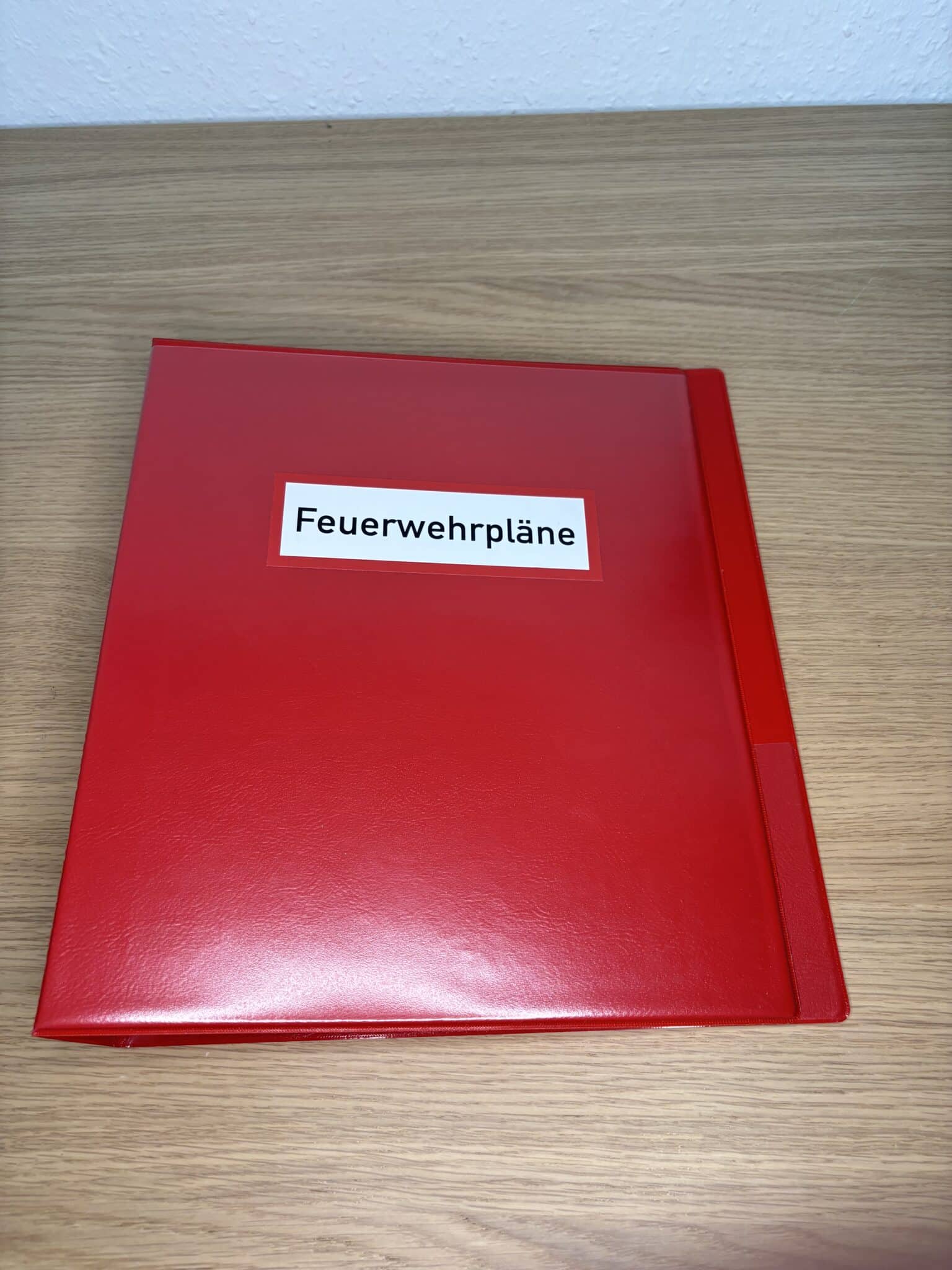 Ordner Feuerwehrpläne & Brandschutzpläne A4 (Ringbuch)