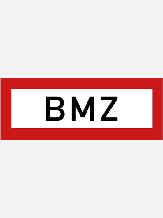 Brandmeldezentrale BMZ – Aufkleber
