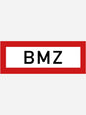Brandmeldezentrale BMZ – Aufkleber