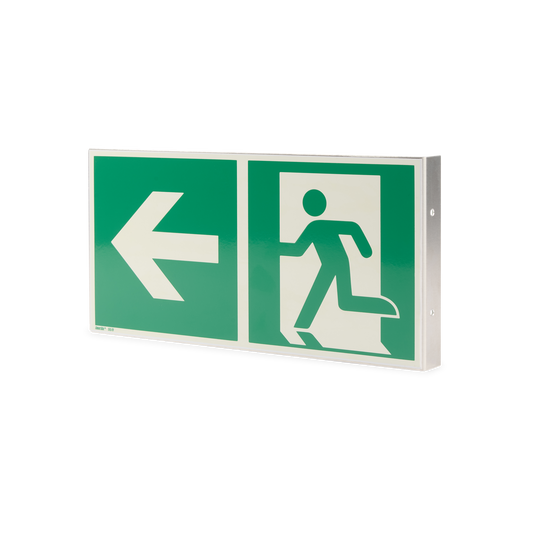 Fahnenschild Notausgang