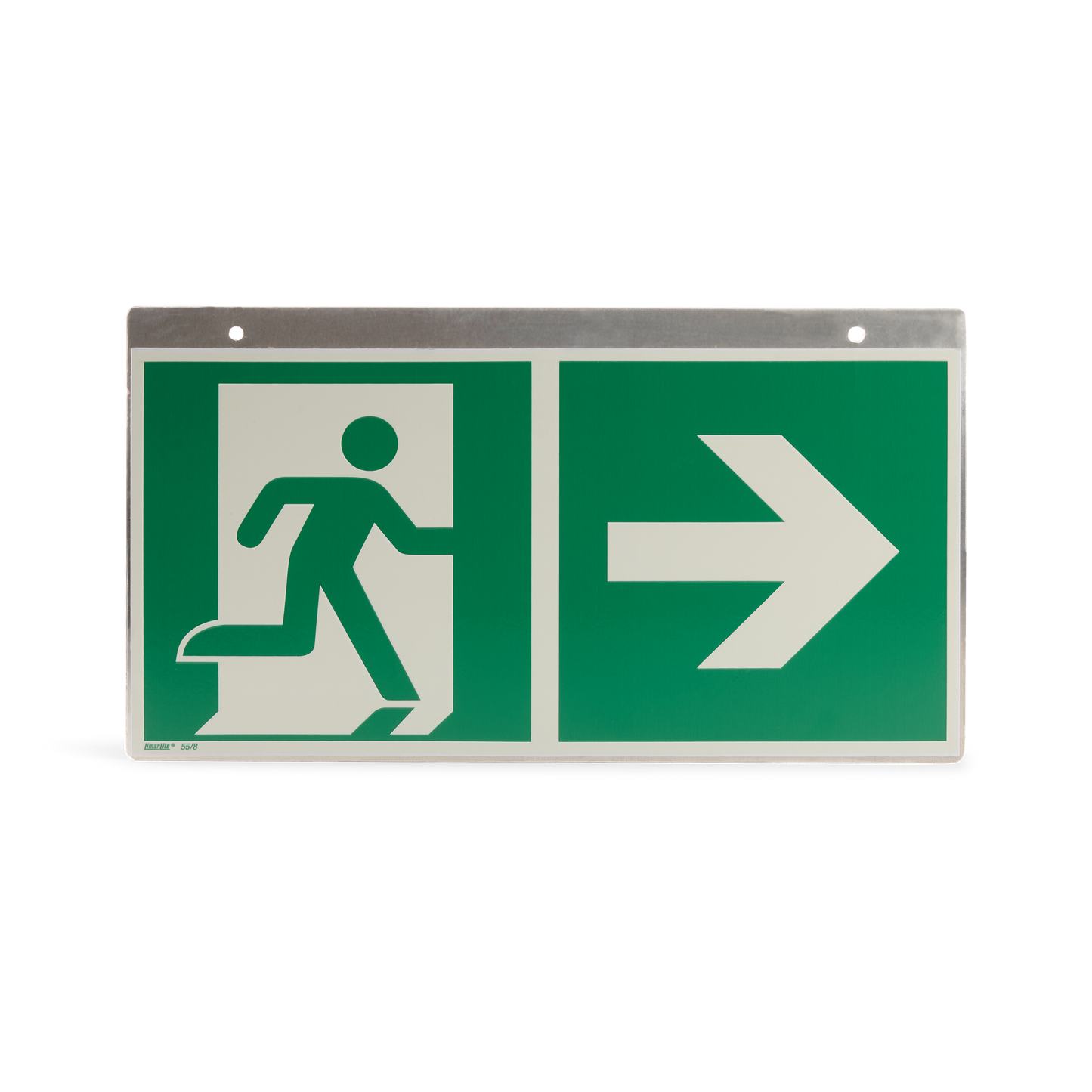 Geflogenes Schild Notausgang (Deckenhänger)