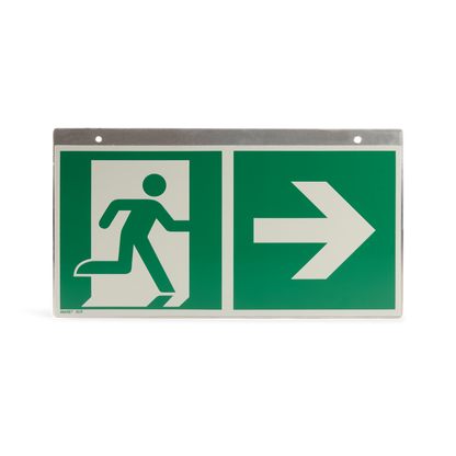 Geflogenes Schild Notausgang (Deckenhänger)