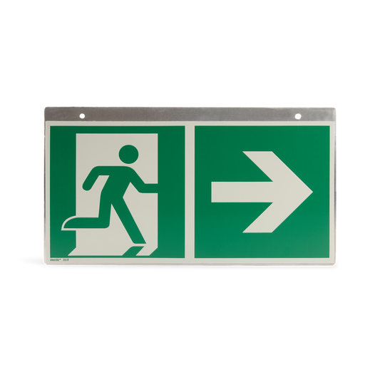 Geflogenes Schild Notausgang (Deckenhänger)