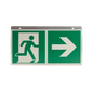 Geflogenes Schild Notausgang (Deckenhänger)