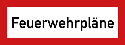 Feuerwehrpläne – Aufkleber