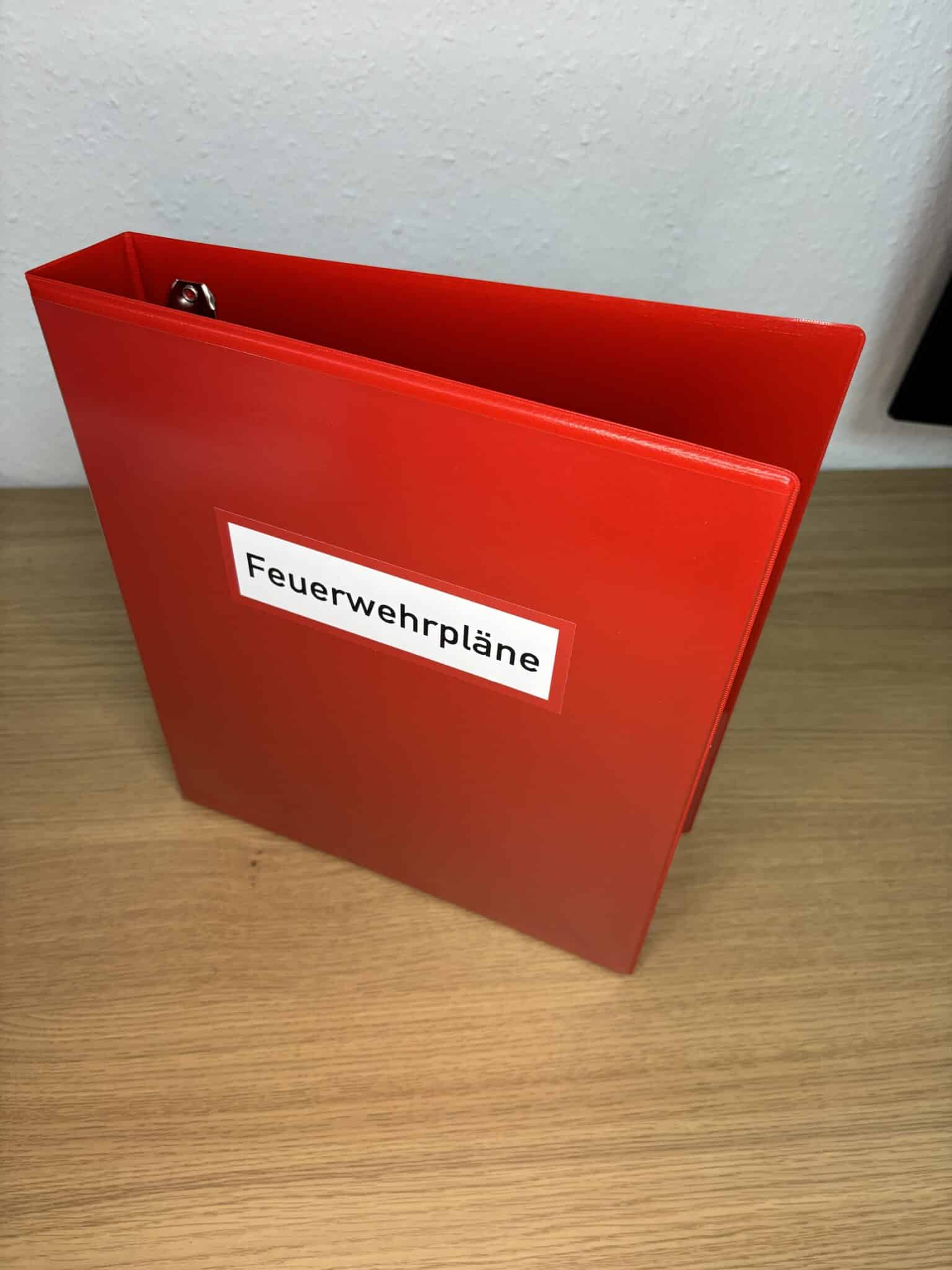 feuerwehrlaufkarten aufbewahrung Ordner Feuerwehrpläne & Brandschutzpläne A4 (Ringbuch) – retter.shop