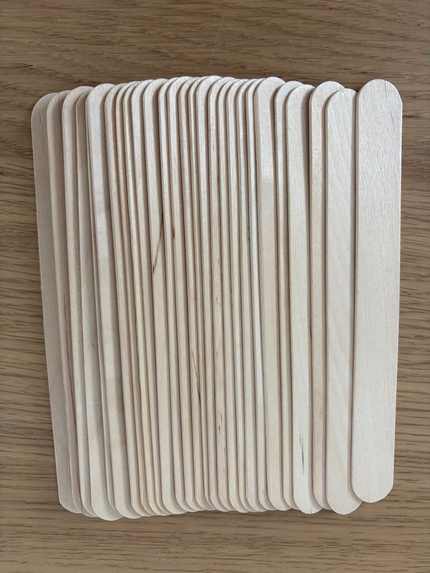 Holzmundspatel 100 Stück, Med-Comfort - aus naturbelassenem Birkenholz mit abgerundeten Kanten