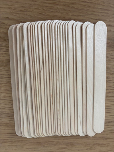 Holzmundspatel 100 Stück, Med-Comfort - aus naturbelassenem Birkenholz mit abgerundeten Kanten