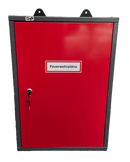 Schrank Feuerwehrpläne