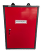 Schrank Feuerwehrpläne