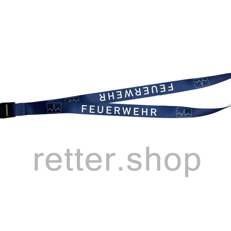 Schlüsselband FEUERWEHR, Lanyard mit abnehmbarem Schlüsselteil