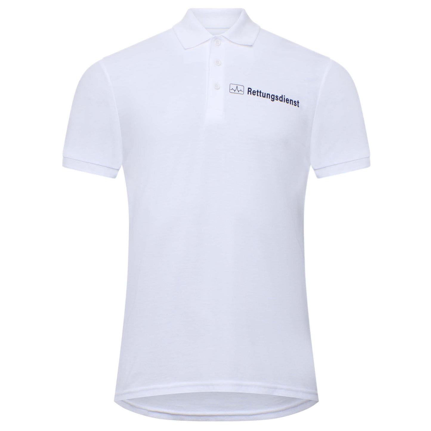 Polo-Shirt Rettungsdienst weiß