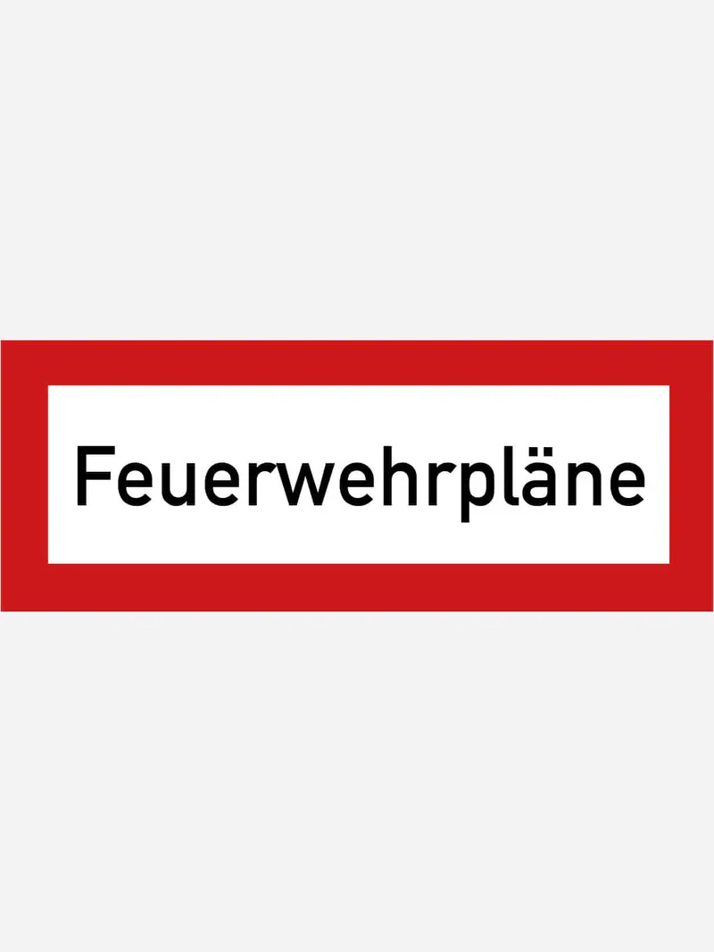 Feuerwehrpläne – Aufkleber